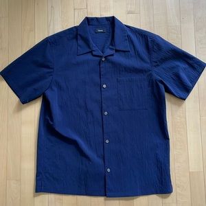 Theory mens camp collar shirt